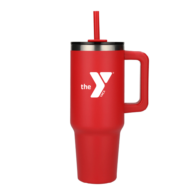 40 oz Straw and Handle Tumbler