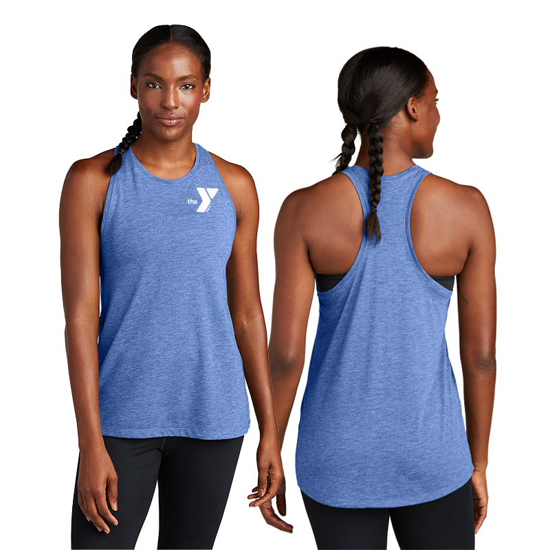 Y Ladies' Performance Heathered Tank