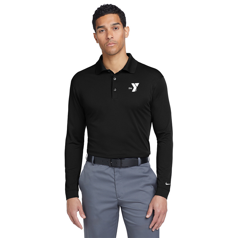 Nike Men's Long Sleeve Dri-FIT Stretch Tech Polo