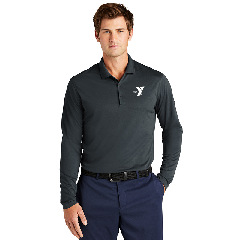 Nike Men's Dri-Fit Micro Pique 2.0 Long Sleeve Polo
