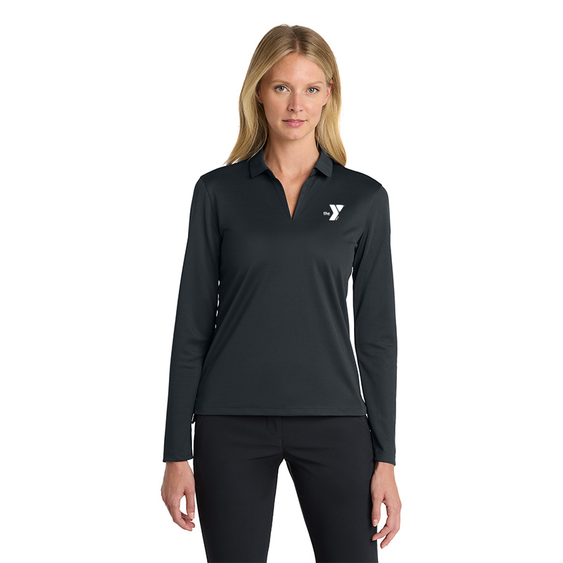 Nike Women's Dri-Fit Micro Pique 2.0 Long Sleeve Polo