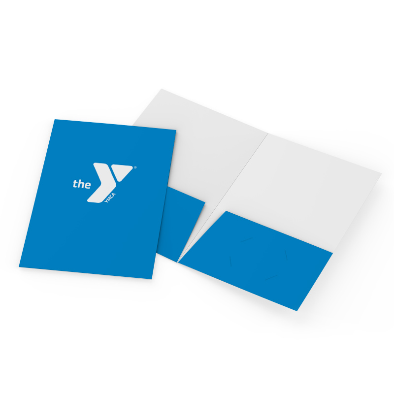 Pocket Folder with Two Pockets, Y Logo