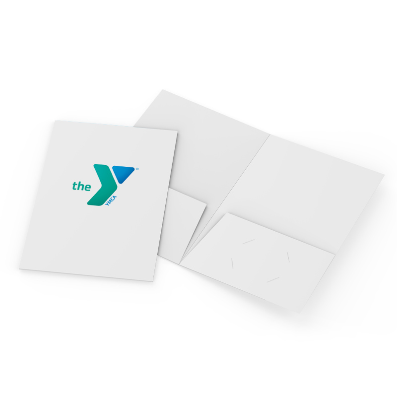 Two Pocket Folder, 2 Color Y