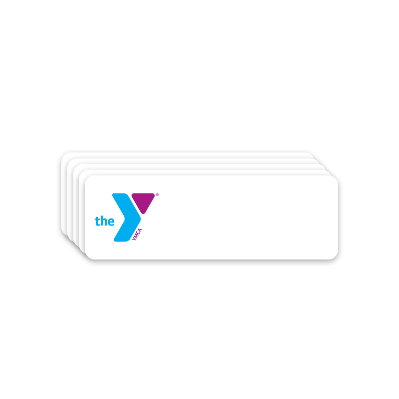 Y Logo Name Badge, Blank & Reusable